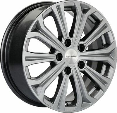 Khomen Wheels KHW1610 (Optima) 6.5x16 5x114.3 ET 41 Dia 67.1 G-Silver