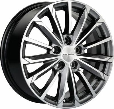 Khomen Wheels KHW1611 (Action) 6.5x16 5x112 ET 39.5 Dia 66.6 G-Silver