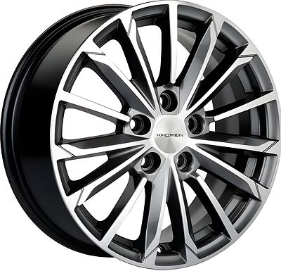 Khomen Wheels KHW1611 Actyon 6x16 5x112 ET 39 Dia 66 G-Silver-FP