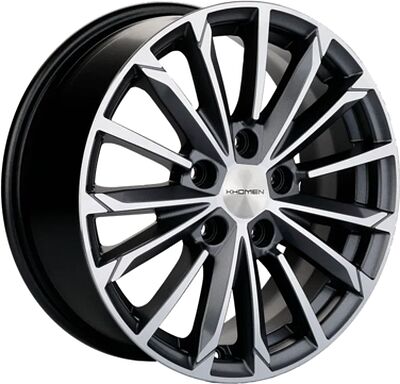 Khomen Wheels KHW1611 (Chery Tiggo 3/Tiggo 3 Pro) 6.5x16 5x108 ET 45 Dia 60.1 Gray-FP