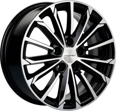 Khomen Wheels KHW1611 (DFM 580) 6.5x16 5x110 ET 45 Dia 67.1 Black-FP