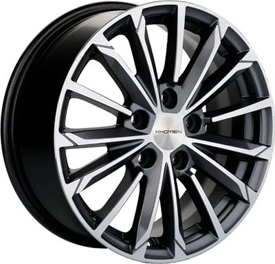 Khomen Wheels KHW1611 (DFM 580) 6.5x16 5x110 ET 45 Dia 67.1 Gray-FP