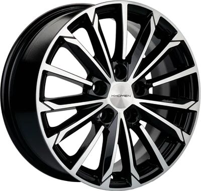 Khomen Wheels KHW1611 (Geely Atlas Pro) 6.5x16 5x114.3 ET 45 Dia 54.1 Black-FP