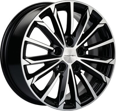 Khomen Wheels KHW1611 (Huyndai/Kia) 6.5x16 5x114.3 ET 50 Dia 67.1 Black-FP