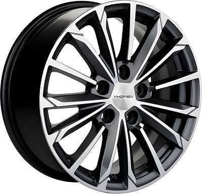 Khomen Wheels KHW1611 Huyndai/Mazda 6x16 5x114 ET 45 Dia 67 Gray-FP