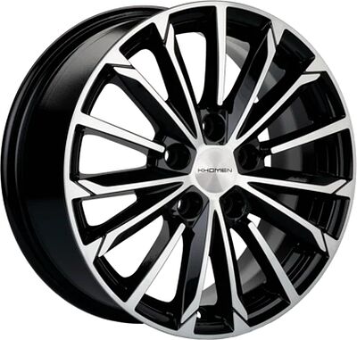 Khomen Wheels KHW1611 (Optima/Soul) 6.5x16 5x114.3 ET 48 Dia 67.1 Black-FP