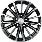 Khomen Wheels KHW1611 (Qashqai) 6.5x16 5x114.3 ET 40 Dia 66.1 Black-FP