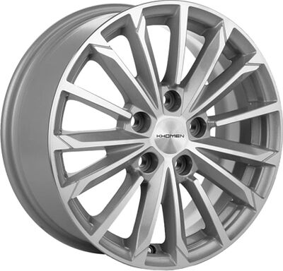 Khomen Wheels KHW1611 (Sonata) 6.5x16 5x114.3 ET 43 Dia 67.1 F-Silver-FP