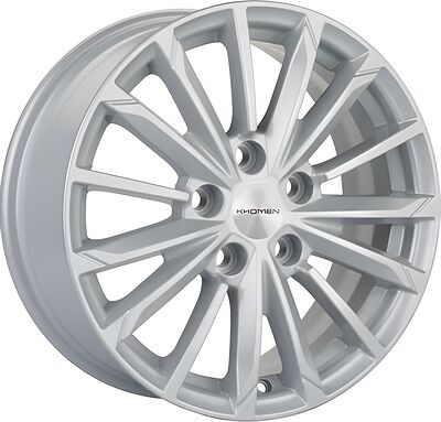 Khomen Wheels KHW1611 Toyota/Suzuki 6x16 5x114 ET 45 Dia 60 F-Silver