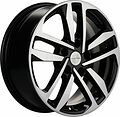Khomen Wheels KHW1612 (Fluence/Juke) 6.5x16 5x114.3 ET 47 Dia 66.1 Black-FP