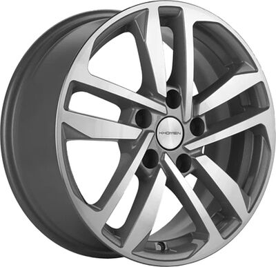 Khomen Wheels KHW1612 (Fluence/Juke) 6.5x16 5x114.3 ET 47 Dia 66.1 F-Silver-FP