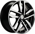 Khomen Wheels KHW1612 (Focus) 6.5x16 5x108 ET 50 Dia 63.35 Black-FP