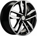 Khomen Wheels KHW1612 (Mazda 3/ix35) 6.5x16 5x114.3 ET 45 Dia 67.1 Black-FP