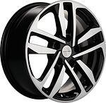 Khomen Wheels KHW1612 (Mitsubishi) 6.5x16 5x114.3 ET 46 Dia 67.1 Black-FP