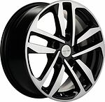 Khomen Wheels KHW1612 (Optima/Soul) 6.5x16 5x114.3 ET 41 Dia 67.1 Black-FP