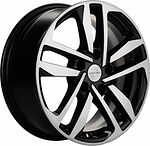 Khomen Wheels KHW1612 (Seltos) 6.5x16 5x114.3 ET 43 Dia 67.1 Black-FP