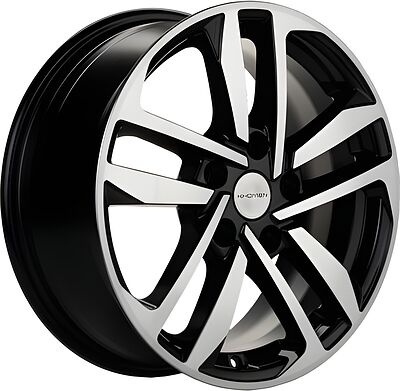 Khomen Wheels KHW1612 Toyota/Suzuki 6x16 5x114 ET 45 Dia 60 Black-FP