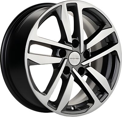 Khomen Wheels KHW1612 Toyota/Suzuki 6.5x16 5x114.3 ET 45 Dia 60.1 Gray-FP