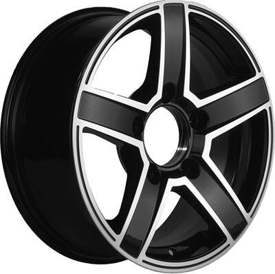 Khomen Wheels KHW1614 (Niva 4x4) 6.5x16 5x139.7 ET 40 Dia 98.5 Black-FP