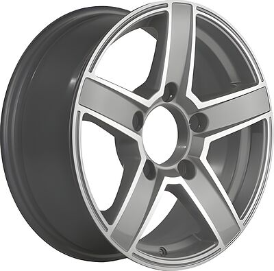 Khomen Wheels KHW1614 (Niva 4x4) 6.5x16 5x139.7 ET 40 Dia 98.5 F-Silver-FP