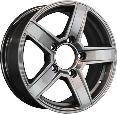 Khomen Wheels KHW1614 (Niva 4x4) 6.5x16 5x139.7 ET 40 Dia 98.5 Gray