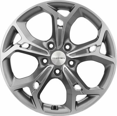 Khomen Wheels KHW1702 (ASX) 7x17 5x114.3 ET 46 Dia 67.1 Gray-FP