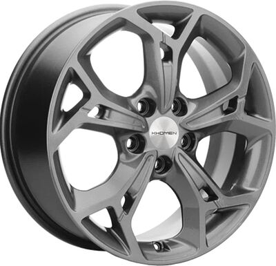 Khomen Wheels KHW1702 (Changan/Geely/Lexus/Toyota) 7x17 5x114.3 ET 45 Dia 60.1 Gray