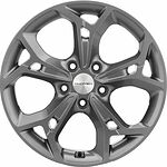 Khomen Wheels KHW1702 (CX-5/Seltos) 7x17 5x114.3 ET 50 Dia 67.1 Gray