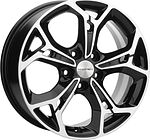 Khomen Wheels KHW1702 (Evolute i-Joy) 7x17 5x110 ET 40 Dia 67.1 Black-FP