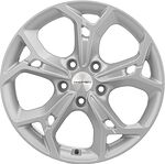 Khomen Wheels KHW1702 (Ford C-Max) 7x17 5x108 ET 50 Dia 63.35 F-Silver