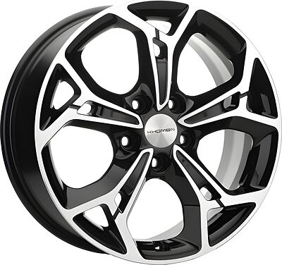 Khomen Wheels KHW1702 (Kia K5) 7x17 5x114.3 ET 48 Dia 67.1 Black-FP