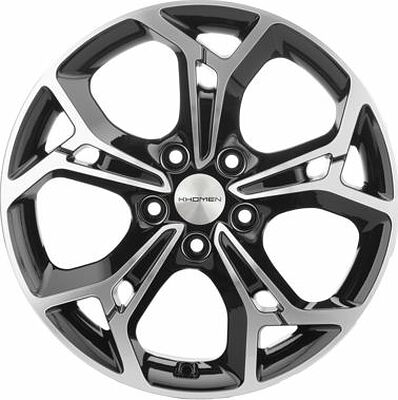 Khomen Wheels KHW1702 (Optima/Tucson) 7x17 5x114.3 ET 51 Dia 67.1 Black-FP