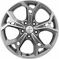 Khomen Wheels KHW1702 (Sportage) 7x17 5x114.3 ET 48.5 Dia 67.1 Gray-FP