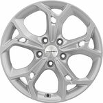 Khomen Wheels KHW1702 (X-trail) 7x17 5x114.3 ET 45 Dia 66.1 F-Silver