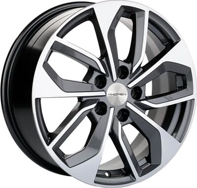 Khomen Wheels KHW1703 (Besturn X40) 7x17 5x114.3 ET 40 Dia 57.1 Gray-FP