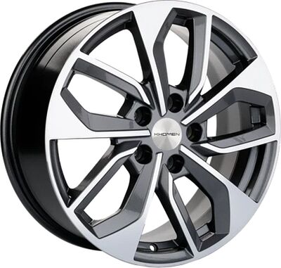 Khomen Wheels KHW1703 (DFM AX 7) 7x17 5x108 ET 43 Dia 65.1 Gray-FP