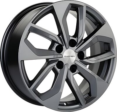 Khomen Wheels KHW1703 Kodiaq/Tiguan 7x17 5x112 ET 40 Dia 57 Gray