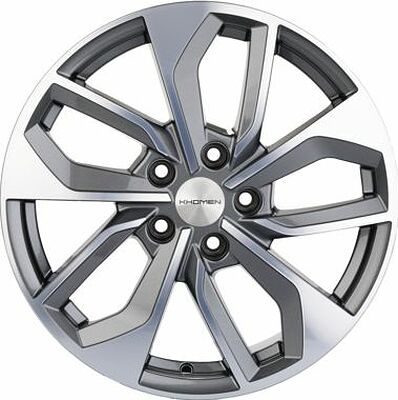 Khomen Wheels KHW1703 (RAV4) 7x17 5x114.3 ET 39 Dia 60.1 Gray-FP