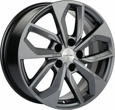 Khomen Wheels KHW1703 (Teana/X-trail) 7x17 5x114.3 ET 45 Dia 66.1 Gray