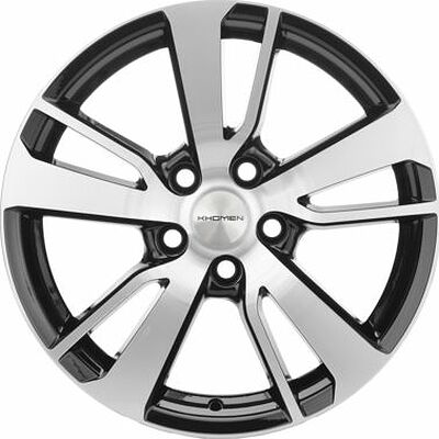 Khomen Wheels KHW1704 (Outlander) 7x17 5x114.3 ET 38 Dia 67.1 Black-FP