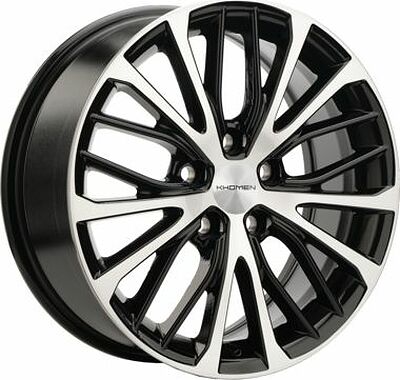 Khomen Wheels KHW1705 (Chery Tiggo) 7x17 5x108 ET 40 Dia 60.1 Black-FP