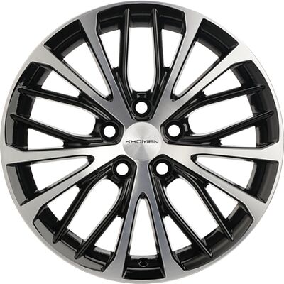 Khomen Wheels KHW1705 (Juke) 7x17 5x114.3 ET 47 Dia 66.1 Black-FP