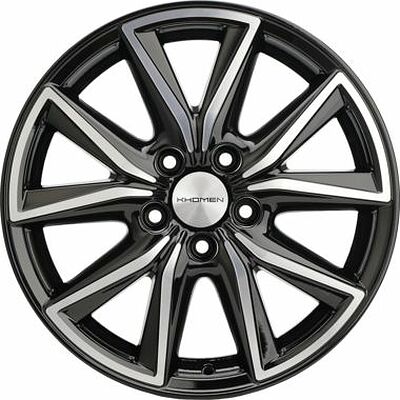 Khomen Wheels KHW1706 (Camry) 7x17 5x114.3 ET 45 Dia 60.1 Black-FP