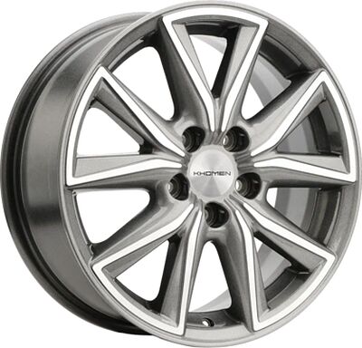 Khomen Wheels KHW1706 (Jac/Москвич 3) 7x17 5x108 ET 40 Dia 54.1 Gray-FP