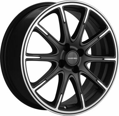 Khomen Wheels KHW1707 (KIA Rio I/II Solaris I/II) 6.5x17 4x100 ET 49 Dia 54.1 Black-FP matt