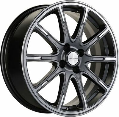 Khomen Wheels KHW1707 (KIA Rio I/II Solaris I/II) 6.5x17 4x100 ET 44 Dia 54.1 Gray-FP