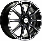 Khomen Wheels KHW1707 (Lada Granta) 6.5x17 4x98 ET 38 Dia 58.6 Black-FP