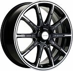 Khomen Wheels KHW1707 (Lada Vesta) 6.5x17 4x100 ET 50 Dia 60.1 Black-FP