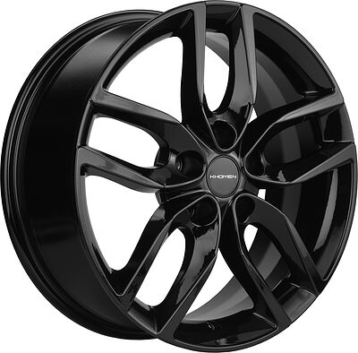 Khomen Wheels KHW1708 6.5x17 5x114.3 ET 37 Dia 66.5 BLACK