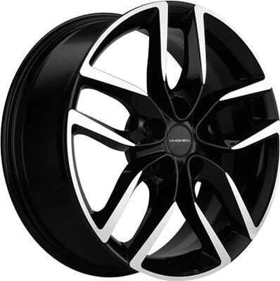 Khomen Wheels KHW1708 (Chery tiggo 7pro) 6.5x17 5x108 ET 33 Dia 60.1 Black-FP